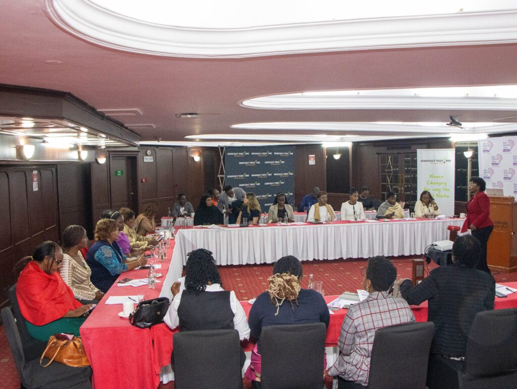 A Running to Win training session in a conference hall