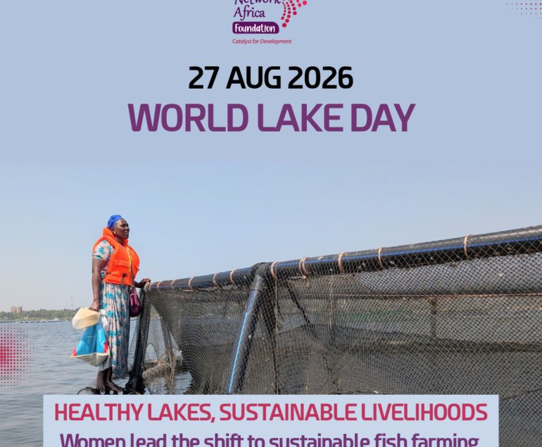 World Lake Day 2026 poster: healthy lakes, sustainable livelihoods
